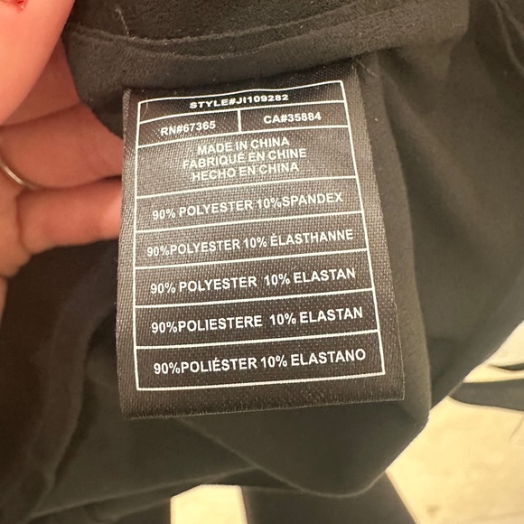 Jack By BB Dakota By Steve Madden Black Faux Suede Ruffle Skirt Versatile Size 2 - Picture 10 of 10